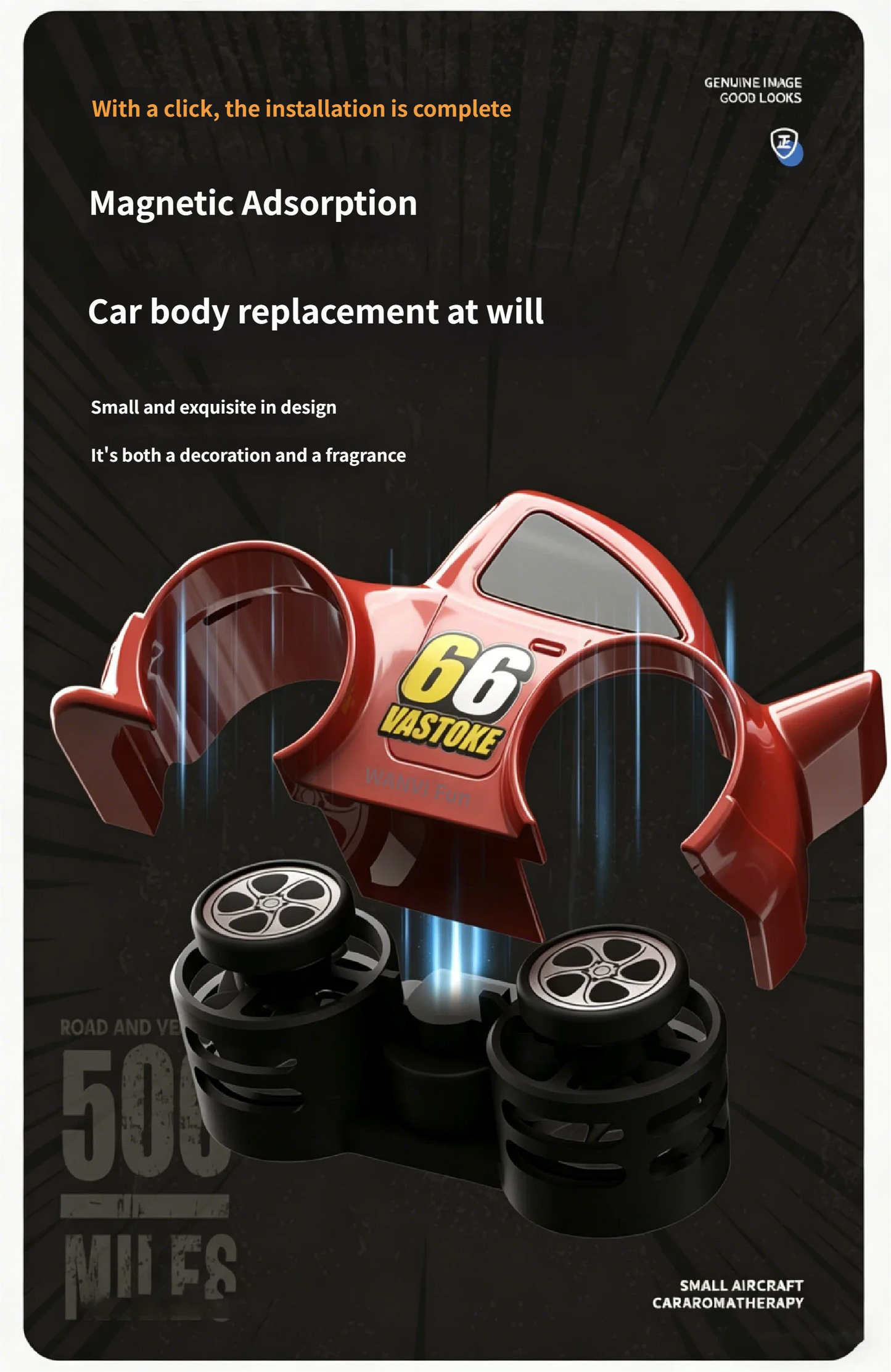 Car DIY Aromatherapy Ornaments Car Air Outlet Decoration Special Gift Car Interior Decoration Advanced Sense Car Model Decor