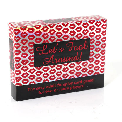 Let's fool around couples interesting English interactive collection game cards