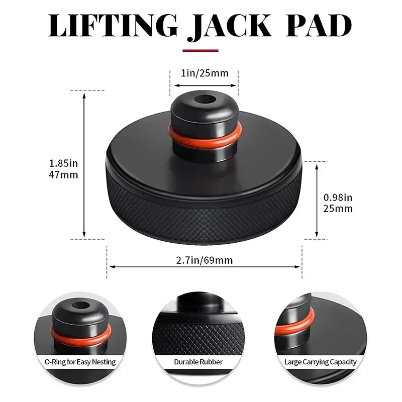 4pcs Lifting Jack Pads for Tesla Model 3 Y S X Juniper 2026 2025 2024 Accessories Rubber Pucks Chassis Lift Stands Adapter Case