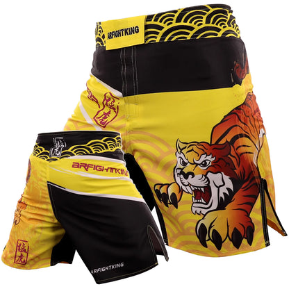 Fighter Jujitsu Sports 5-point Length Shorts Gym Jujitsu Taekwondo Thai Boxing Shorts Fighter Dress MMA Boxing Pants Size XXS-XL