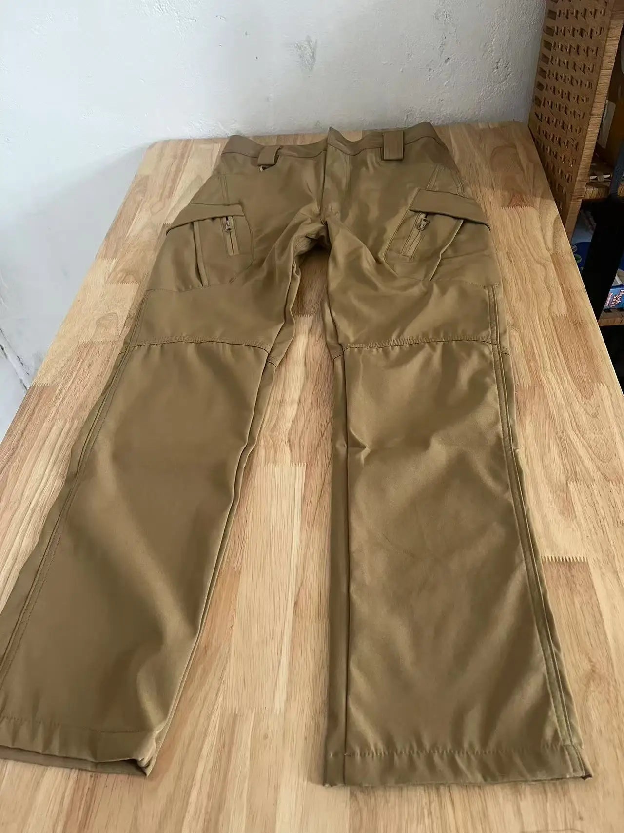 Mens Spring Autumn Pants Hiking Camping Climbing Army Combat Running Cargo Military Tactical Casual Trousers Softshell Elastic