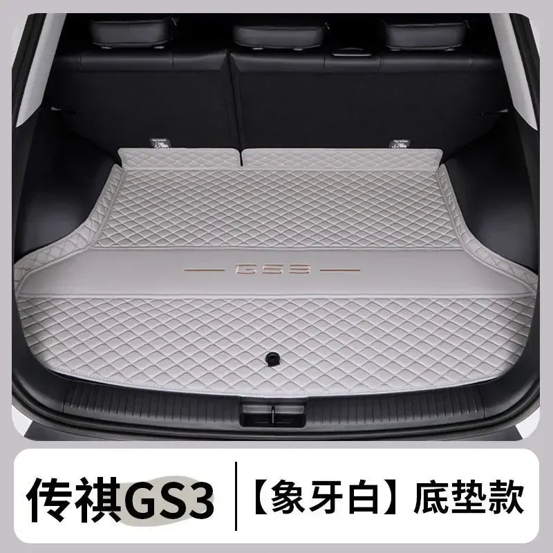 For GAC EMZOOM GS3 2023 2024 Car Boot Mat Rear Trunk Liner Cargo Leather Floor Carpet Tray Protector Accessories Mats