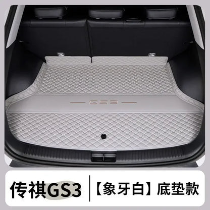 For GAC EMZOOM GS3 2023 2024 Car Boot Mat Rear Trunk Liner Cargo Leather Floor Carpet Tray Protector Accessories Mats