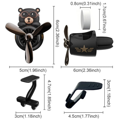 No perfume DIY fragrance car decoration For Tesla Model 3/Y rotating ornament air freshener vent clip aroma diffuser accessories