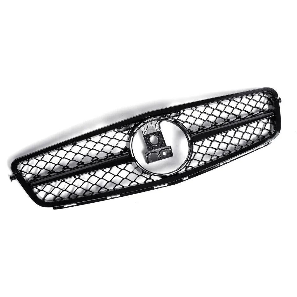 XVIP Front Bumper Grille Hood Grille For Mercedes Benz C W204 C43 2008-2014 C180 C200 C250 C300 AMG GTR Diamond Style Grille