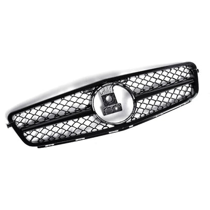 XVIP Front Bumper Grille Hood Grille For Mercedes Benz C W204 C43 2008-2014 C180 C200 C250 C300 AMG GTR Diamond Style Grille
