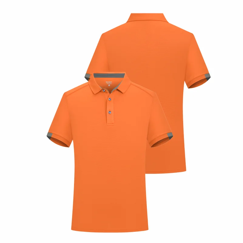 2024 Quick-drying Sports Polo Shirt Custom Design Company Brand Logo print Embroidery Breathable Lapel Short Sleeve Polo Shirts