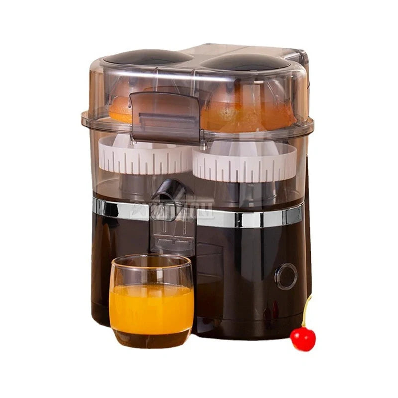 Double-head Electric Juicer Food Blender Automatic Slag Juice Separation Household Juice Squeezer Mixer