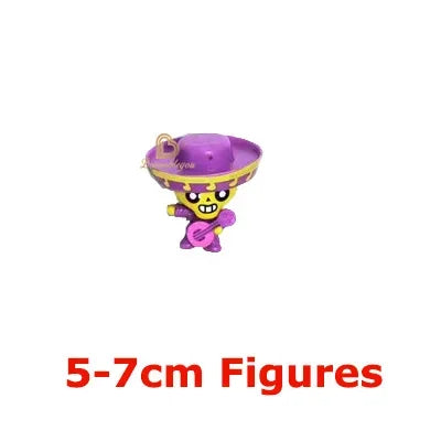 24pcs Anime Mini Figures Accessories Charms Poco Spike Nita Cute Cartoon Heroes Model Toys Game Collectibles for Children Gift