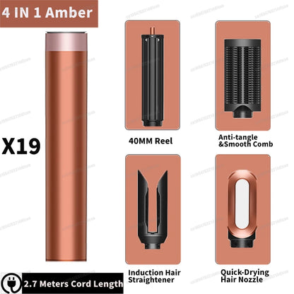 SenCiciMen Auto Curling Multi Hair Styler Curling Iron Hair Hot Air Brush Curling Barrel Hair Dryer Salon Professional Curl Hair