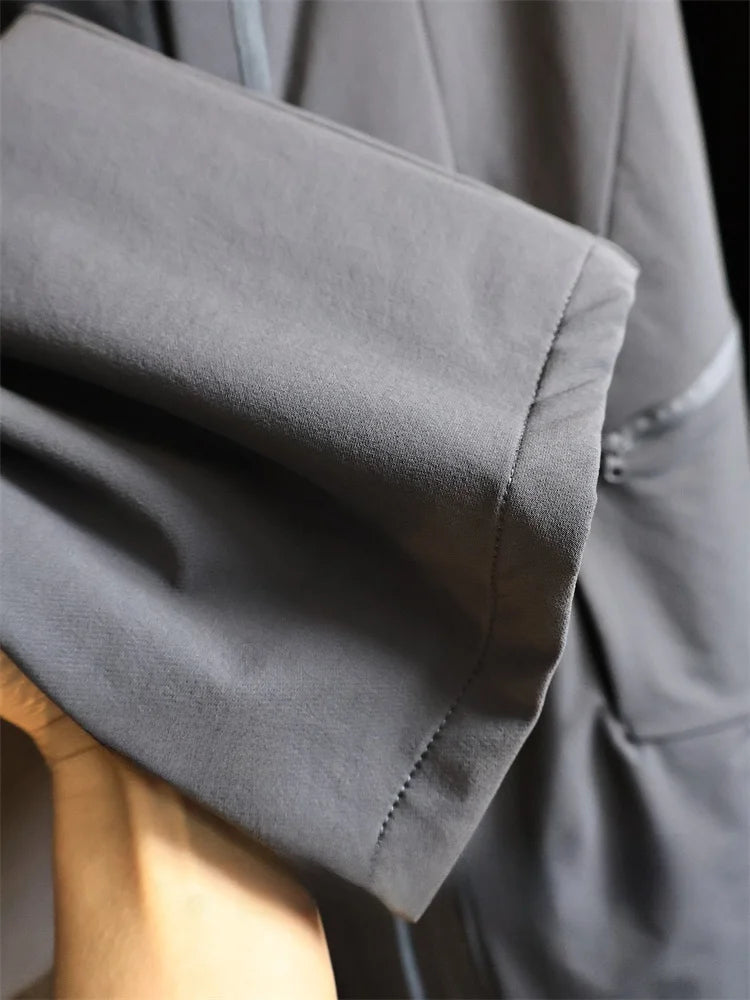 Outdoor Men's Straight Leg down Pants Fashionable Urban Style Long Length Nylon Polyester Blend Warmth Insulated Duck down Fi...