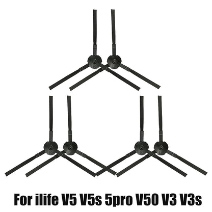 For ilife v5s v5 pro x5 V5 V3 v5s pro V50 V55 side Brush hepa Filter Mop Cloth magic paste accessories  vacuum cleaner parts