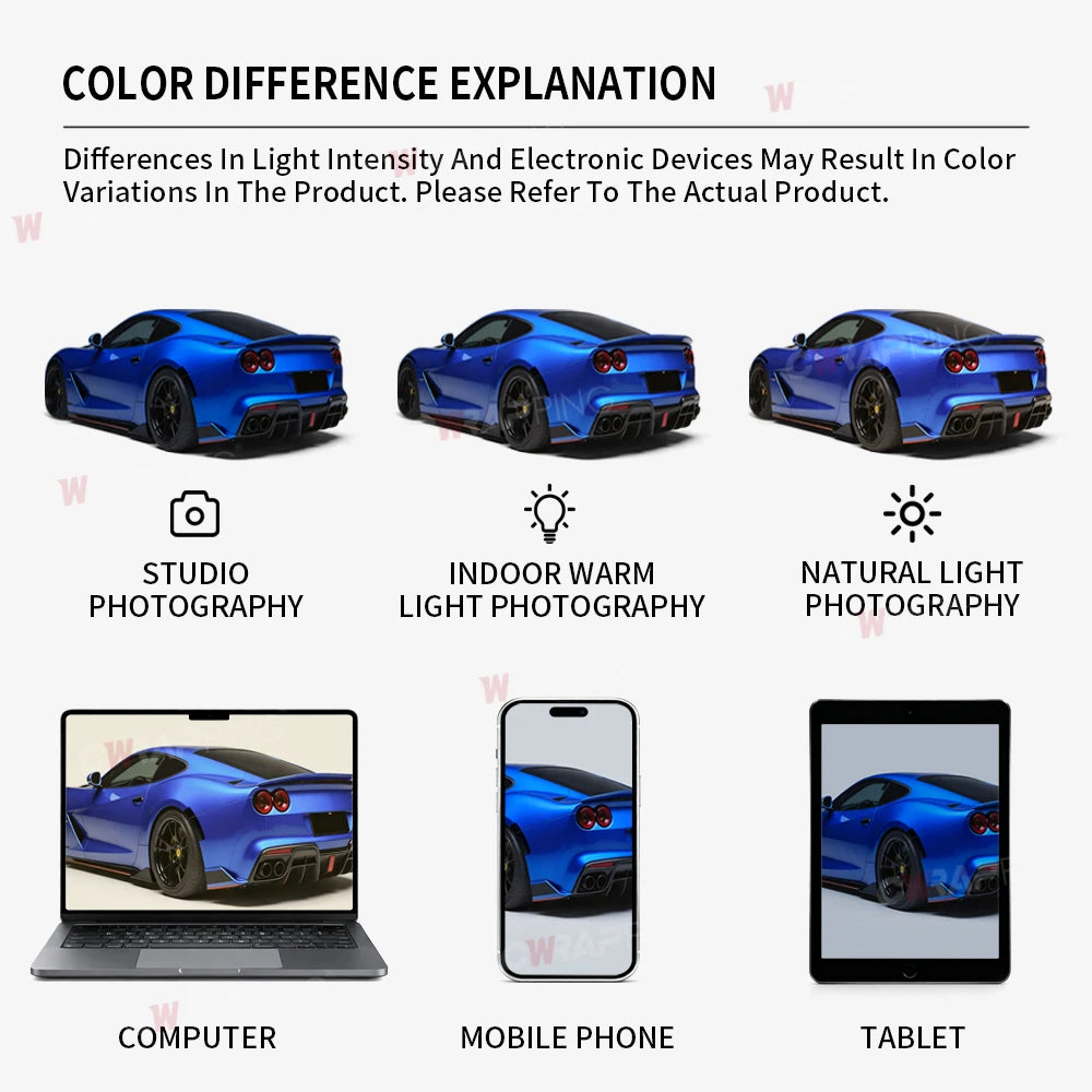 145x200cm Forged Carbon Fiber Purple Car Vinyl Wrap Waterproof Self-Adhesive Film for Hood Roof PPF Vinyl Car Body Covering Film