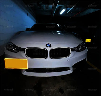 LED Light Front Bumper Racing Grille Grill For BMW 3 Series F30 F31 320i 330i 335i 2012-2019 1 Pair Gloss Black Kidney Grills