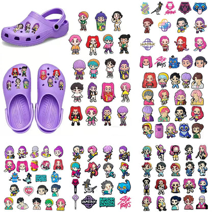Hot Toys Cartoon 16-100pcs Shoe Charms For Sandals,Shoe Decoration Accessories Shoe Pins Great Gift For Men Women