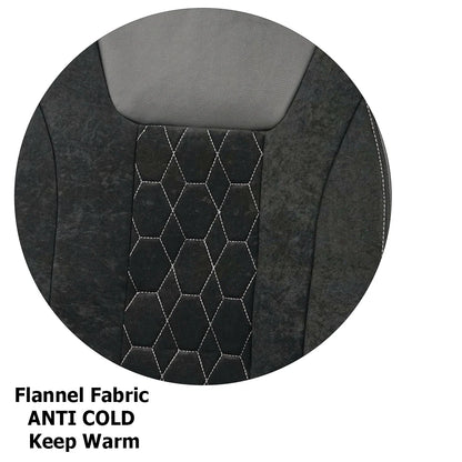 Universal 4mm Sponge Flannel Leather Winter Car Seat Covers Fit for most Car Suv Truck Van Car Accessories Interior
