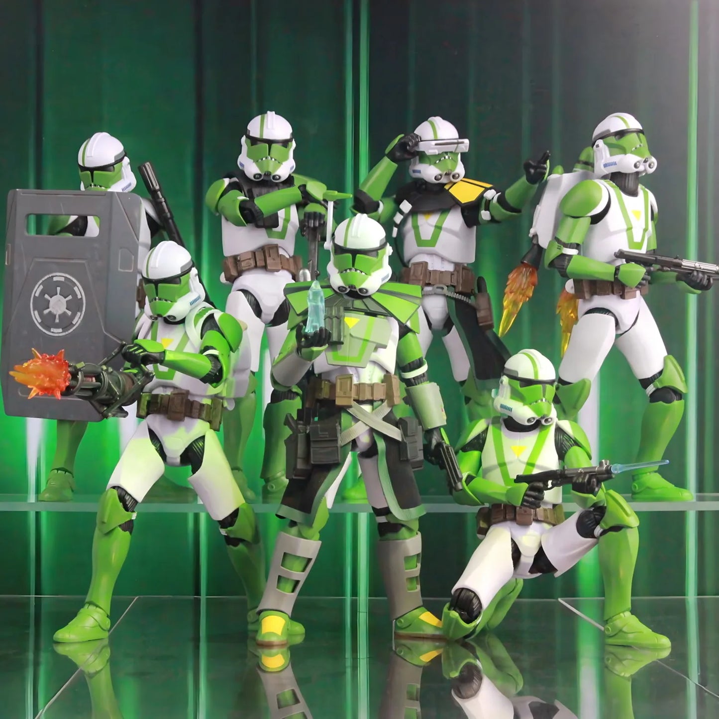 New Body(JOV3.0) Star Wars Commander Doom's Unit Clone Command ARC Trooper 104th Wolfpack Kamino 6" Action Figure