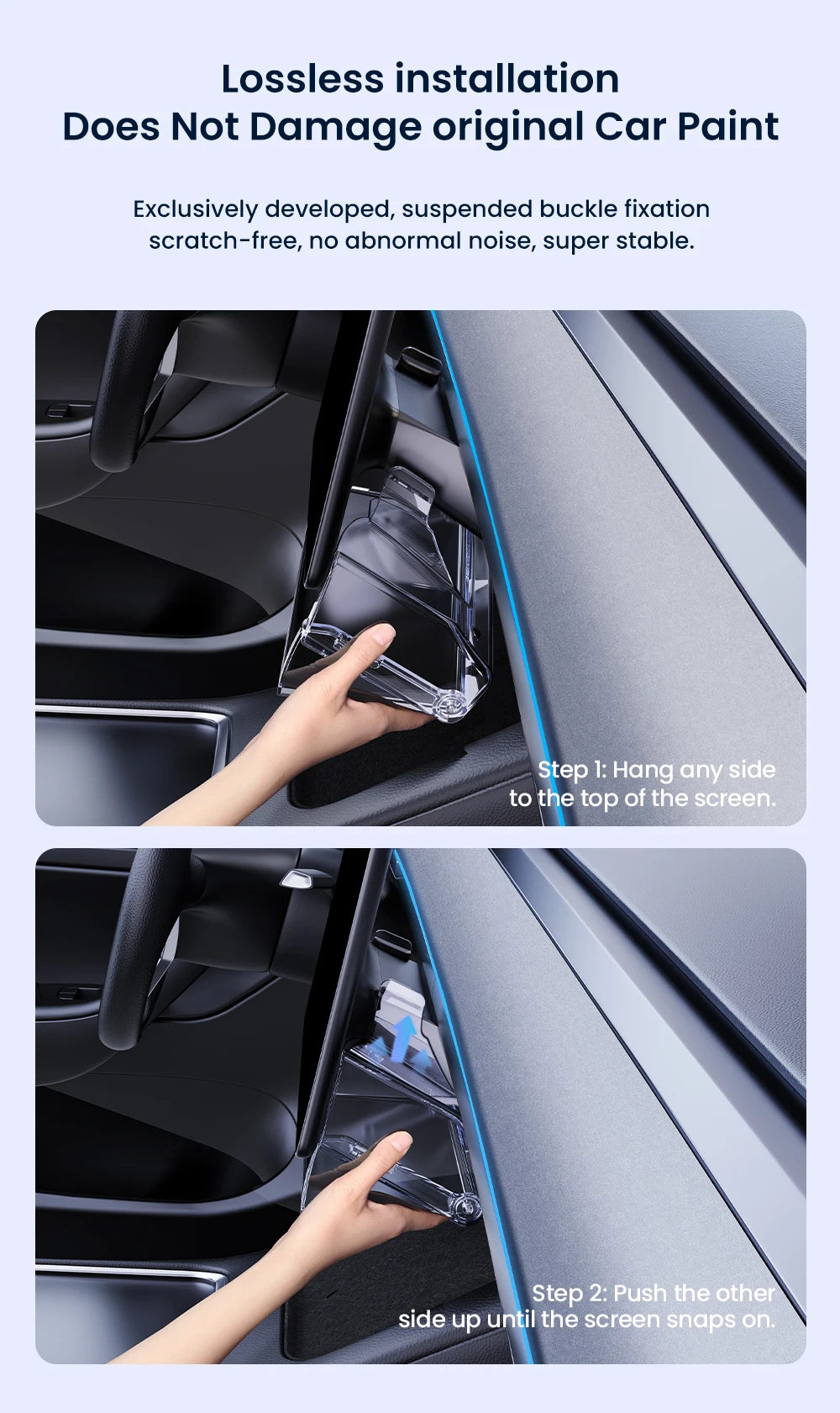 YZ For 2021-2026 Tesla Highland Model 3/Y/YL Juniper Tray Magnetic Under Screen Hidden Storage Box Magnetic Hidden Screen Box