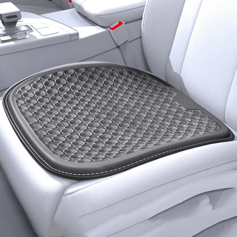 Car Gel Seat Cushion Silicone Mat Cool Gel Cooling Pad Universal Four Season Breathable Ventilate Vehicle Protector Mat Pad