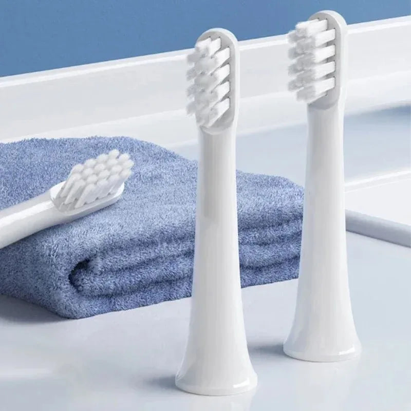 8PCS DuPont Soft Bristle Sonic Electric Toothbrush Replacement Brush Heads For T100 Vacuum Suitable Nozzles