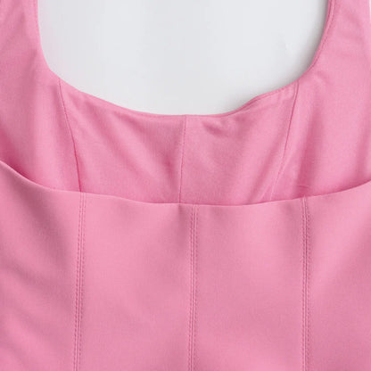 BSAY Women Fashion Summer White Halter Backless O-neck Comfortable Sling Crop Top Chic Female Sexy Streetwear Vest Mujer