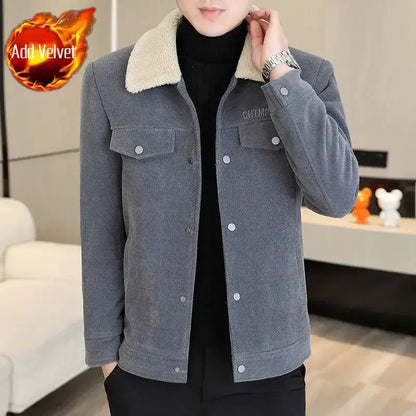 Warm Winter Coat for Men Solid Color High Quality Jacket Man Stylish Cheap Sale Work Korean Reviews Many Harajuku Deals New In