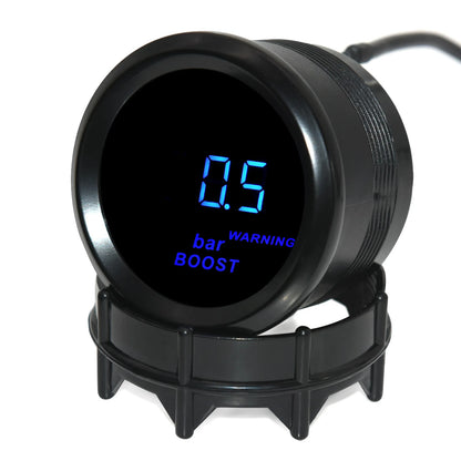 Universal 2 Inch 52MM Digital Display Blue Led 12V Oil Pressure Oil Water Temp Gauge Voltmeter Tachometer RPM Turbo Boost Meter