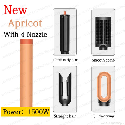 SenCiciMen X19 Hair Styler Curling Iron Hot Air Brush Curling Barrel Hair Dryer Salon Professional Curly Straight Hair Styler