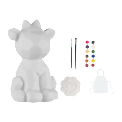 Animal Painting Kit Painting Animal Models Classroom Activities Art Set Unpainted for Girls Boys 3, 4,5,6,7,8, 9 Years Old