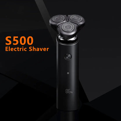 Original Mijia S500 Electric Shaver Wet & Dry Razor Waterproof Dual Blades 3D Head & Beard Trimmer Rechargeable
