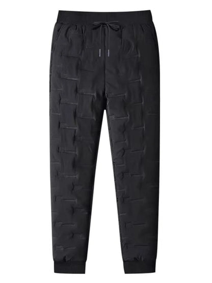 Men's down Pants Thickened Goose down Elastic Warm Winter Outerwear Casual Long Trousers Large Size  Color Fashionable