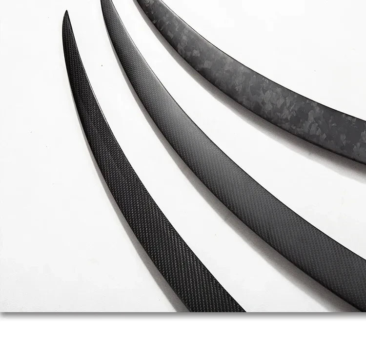 Real Carbon Fiber Spoiler For Tesla Model Y 2024 Trunk Spoilers Model 3 Highland Rear Door Tail Trunk Wings Car Accessories