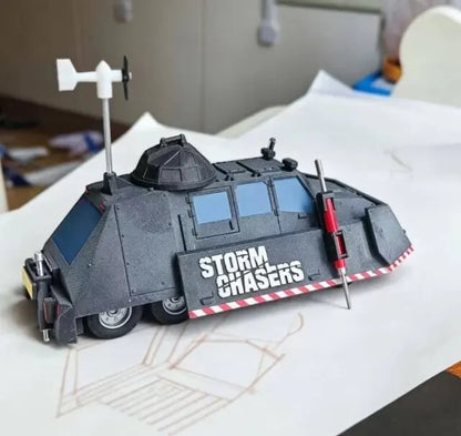 3D Printed Toy High Tech Storm Chaser, Movable And Lifting TIV2 Storm Interceptor Chaser Figure Model Collection Creative Gifts