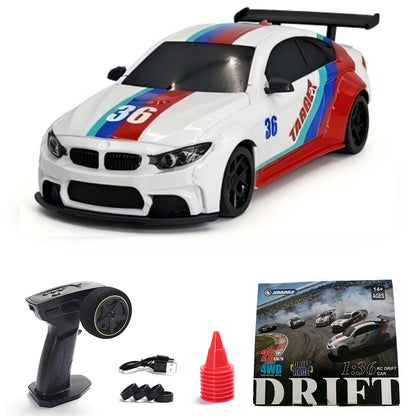 JBL 1/36 RC Drift Car 2.4G High Speed Remote Control Vehicle with Gyroscope 4WD Mini Electric Racing Car Desktop Toys