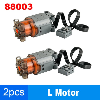 Building Blocks Servo 7.4V M/L/XL Motor Steering Power Remote Control Motor MOC Technology Machinery for DIY Car Truck Power Up