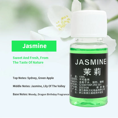 10ml Car Perfume Refill Plant Essential Oil Aroma Diffuser for Fragrance Rose Lemon Jasmine Tea Tree Aroma Diffuser Humidifier