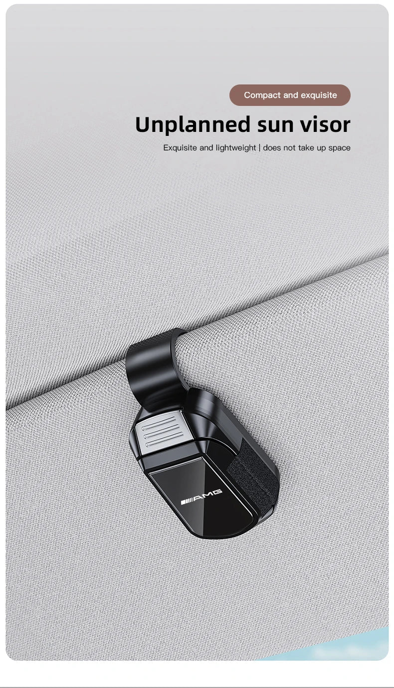 Car Sun Visor Glasses Clip Sunglasses Storage Bracket For Mercedes Benz AMG A B C E G CLA W211 W203 W204 W210 W124 C300 C260