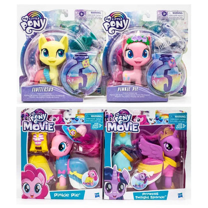 My Little Pony Figure Rainbow Dash Pinkie Pie Shining Armor Spike Fluttershy Princess Cadence TOY