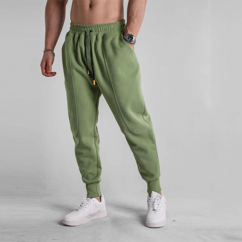 2024 New Men Jogging Long Pants Autumn and Winter Mens Casual Fleece Sweatpants Soft Sports Pants Jogging Pants