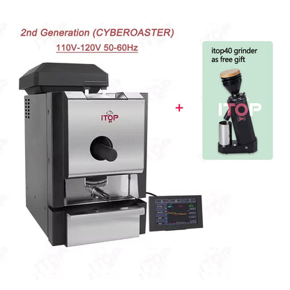 ITOP Coffee Roaster Artisan Connection IT-CBR-2 Electric Coffee Bean Roaster 4 Modes With Cooler Smoke Filter Roaster 500g 1000W