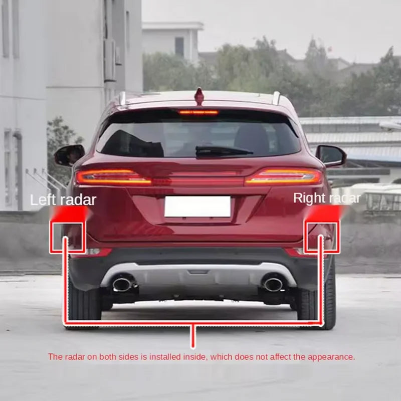 24Ghz Millimeter Wave Radar BSD Blind Spot Detection System Safety Driving Monitoring Assistant 30M Change Lane Safer DOW RCTA