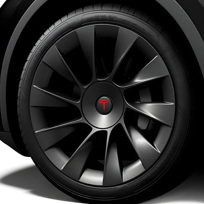 4pcs For Tesla Model Y Performance 21-inch Car Wheel Hub Center Cover Replacement Parts Auto Tire Hubcap Badge Decor Accessories