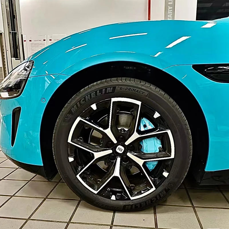 Reflective Graphic Car Wrap Film in White Reflective Gloss Finish Cast Vinyl Vehicle Sheet Roll for Calipers car wrap stickers