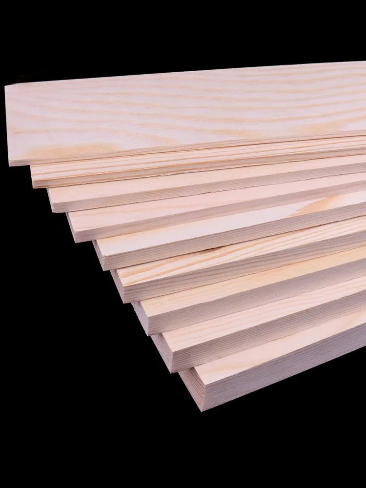 5pcs Pine Wood Board for for Model Making Wood Craft Board Wooden Cupboard Partition Construction Material Model Building kit