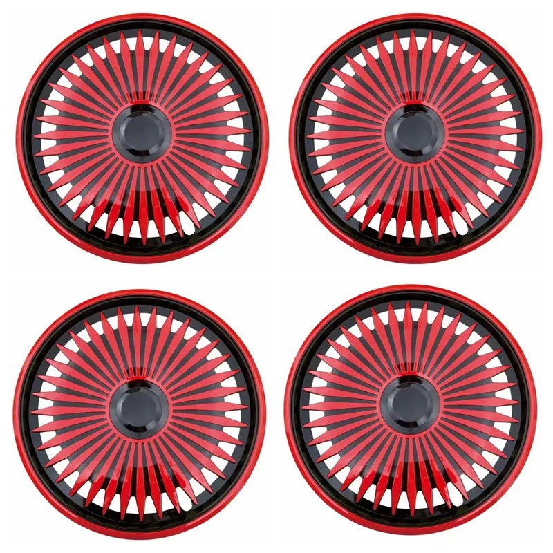 4pcs/set Universal Iron Steel Wheel Cover Car Accessories Replacement Wheel Case R14 R15 R16 Car Hub Cap Wheel Rim Cover Snap