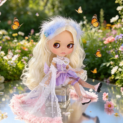 ICY DBS Blyth Doll 1/6 Joint 30cm tan Skin Matte Face Girl Set Doll BJD Toy Gift