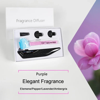 Car Air Freshener For BMW F30 F10 Blade Shape Air Vent Perfume Diffuser Fragrance Holder With Refill Strips