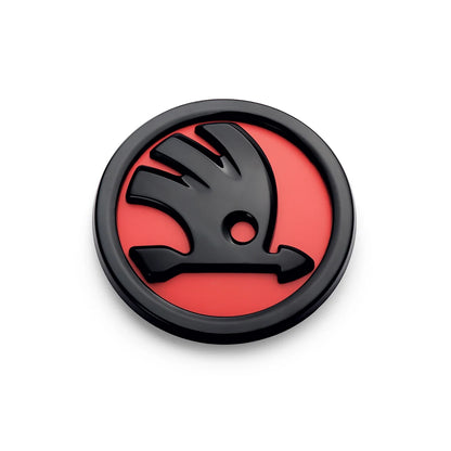 8/9/10cm Emblem Car Front Hood Badge Rear Trunk Sticker for Skoda Octavia Rapid Fabia S Logo Superb KAMIQ Kodiaq VRS Accessories