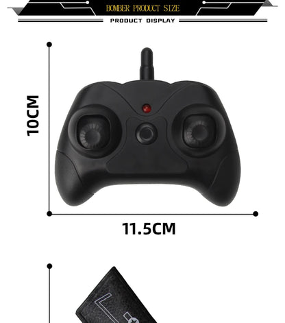 Rc Plane B2 Stealth Bomber 2Ch 34Cm Wingspain Cessna 2.4G Remote Control Airplane Aircraft Drone Toys for Adults Children