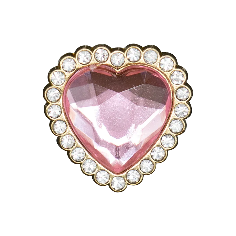 1/9PCS Girls Metal Shoe Charms Crown Lipstick Perfume Bear Heart Bow Ties Pins Clog Jeans for Women Girls Shoe Clips Decorations